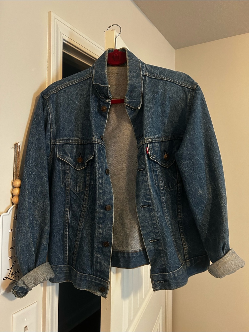 Levi's Vintage-Inspired Dark Blue Denim Jacket
